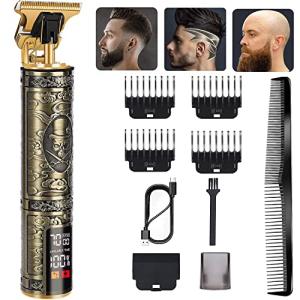 バリカン LRCUOPY 電動バリカン ヘアカッター 散髪用 USB充電式 コードレス 高さ調節可能1.5-4mm LED電量ディス