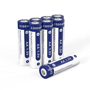 1.5V Li-ion AA充電池3300MWH 2000mAh 単三形リチウム電池