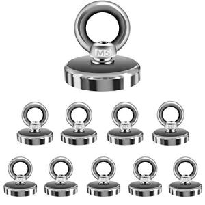 超強力 マグネットフック Kspowwin 耐荷重25kg 直径2.5cm 強力 磁石 オフィス/業務/浴室/室外/壁掛け用