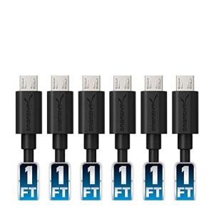 SABRENT Micro USBケーブル急速充電ケーブル Micro USB充電ケーブル高速5V-3A 携帯電話データケーブル S