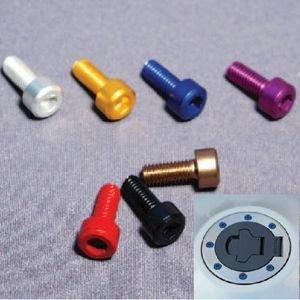 DURA-BOLT タンクキャップボルト アルミ 5本セット ブルー GSR400/600/GSXR600/750/GRAD
