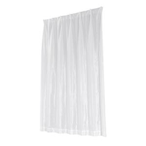 ユニベール ミラーレースカーテン レースフェア ホワイト 幅100×丈198cm 2枚組