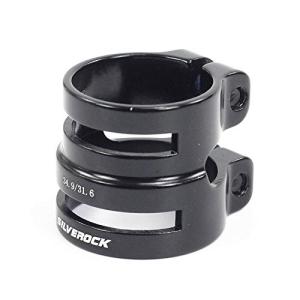 Silverock シートポスト クランプ シートクランプ デュアルサイズ black 27.2/31.8mm