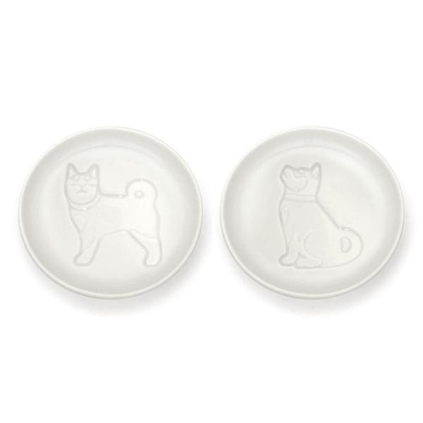 ねこ いぬ 猫 犬 豆皿 しょう油 しょう油皿 〓油皿 お正月 お祝い わんちゃん ねこちゃん