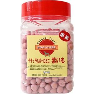 犬用 おやつ 国産無添加 売却 ナチュラルボーロミニ紫いも角ボトル Dogtree 2g ドッグツリー