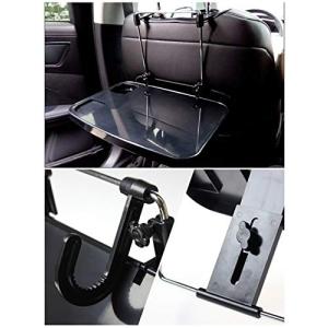 車載用テーブル 車用簡易テーブル ハンドルテーブル 新色追加 折りたたみ式 サイドテーブル ハンドルに取り付け 丈夫耐用 カーテーブル 角度と高さ調整可能 パソ