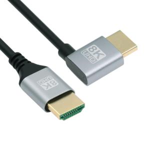 Chenyang HDMI 2.1 ケーブル HDMI タイプ A オス - オス 8K 4K HDTV 90 度左向き角度延長ケーブル 0
