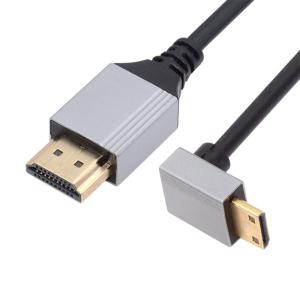 NFHK 90度ダウンアングルミニHDMI 2.1 超薄型HDTVケーブル 8K 4K ハイパースーパーフレキシブルスリムコード タイプAか