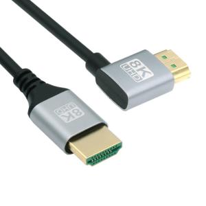 Chenyang HDMI 2.1 ケーブル HDMI タイプ A オス - オス 8K 4K HDTV 90 度右向き角度延長ケーブル 1