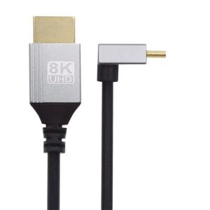 xiwai 超薄型 HDTV ケーブル 90 度下向き角度付き ミニ HDMI 2.1 タイプ A から タイプ C 8K 4K ハイパース