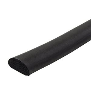 和気産業 シャッタースポンジ のり付き 黒 高さ15mmX幅30mmX長さ4.8ｍ 地面 隙間 対策 SP-022