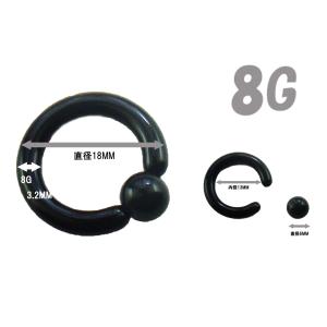 ボディピアス 軟骨ピアス 6g 8g 10g ...の詳細画像3