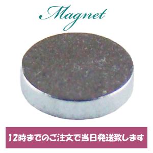 マグネット ネオジム 磁石 4ｍｍx1mm 6個セット ピアス 留め具 キャッチパーツ 薄型 便利 丸形 シルバーカラー