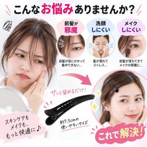 ヘアクリップ 小さめ 髪留め くちばし ダッカ...の詳細画像2