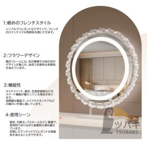 女優ミラー ledライト付き 卓上ミラー 36...の詳細画像2