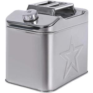 ガソリン携行缶 ステンレス ガソリン缶 ガソリンタンク，20L
