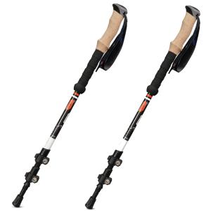 トレッキングポール カーボン62cm-135cm 伸縮可能登山ストック アンチショック登山用ストックノルディック 軽量 遠足 ハイキング ウオーキング バックパック旅行｜store2byliu