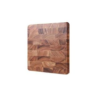 まな板， 大きな正方形のまな板、エンドグレインカット、全体の木のまな板、ブレッドボード寿司プレート、スティックで丈夫なキッチンツール｜store2byliu