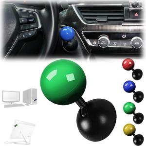 車のワンクリックスタートボタンジョイスティック、自動車ワンタッチスタートレバー球形 、プッシュスタートボタンカバー、金属エンジンワンタッチスタートレバ