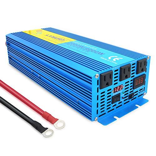 IpowerBingo インバーター 正弦波 12V 2000W 最大 4000W DC 12V（直...