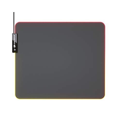 COUGAR マウスパッド NEON RGB 波型滑り止め構造 HDテクスチャデザイン採用 サイズM...