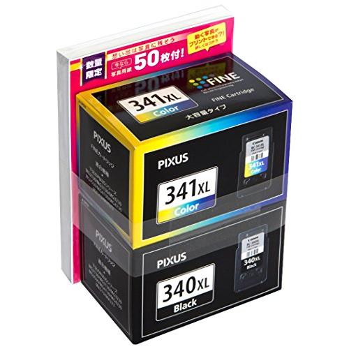 Canon キヤノン 純正 インクカートリッジ BC-341XL 3色カラー 大容量タイプ+BCI-...