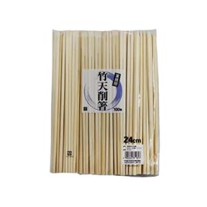 やなぎプロダクツ(Yanagi Products) 竹製割箸 竹天削箸 24cm 100膳入り P-524｜storebambi