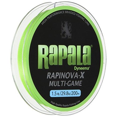 Rapala(ラパラ) PEライン ラピノヴァX マルチゲーム 200m 1.5号 29.8lb 4...