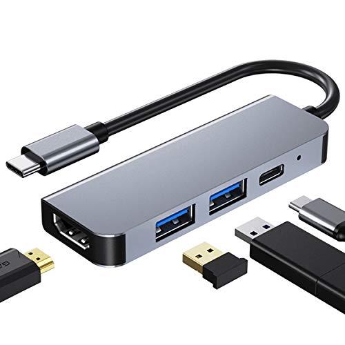 USB C ハブ 4 in 1 USB Type c HDMI HUB アダプタ 4K解像度 HDM...