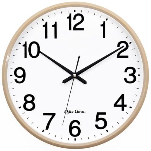 時計 壁掛け時計 【 秒針の音がしない時計 】 静音 壁掛け 直径23cm wall clock ア...