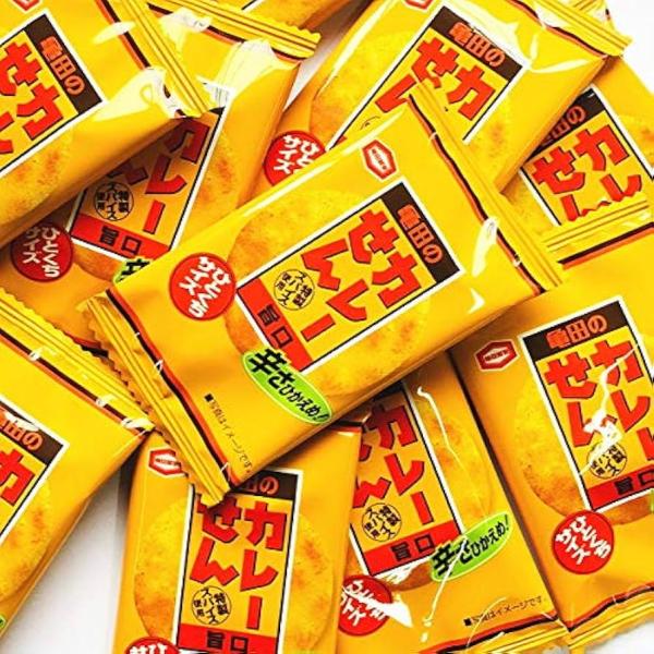 亀田製菓　１枚カレーせん　50個