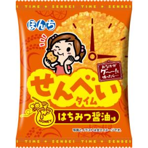 ぼんち　せんべいタイムはちみつ醤油味１枚入り×２０個
