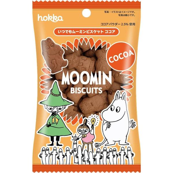 北陸製菓　いつでもムーミンビスケットココア味20ｇ×１０個