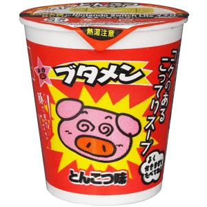 カップ麺　カップラーメン　カップ飯　ブタメン　まとめ売り　78個セット おやつカンパニー】98円 カップブタメン〈とんこつ味〉（15個入