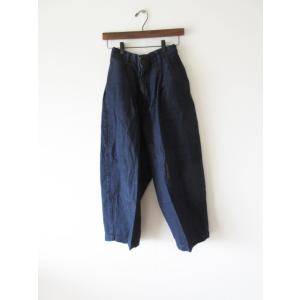 HARVESTY / ハーベスティ A21702-9 デニム ワイド エッグ ロング パンツ 1 ONE WASH INDIGO / サーカスパンツ｜storeclocher