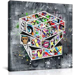 ぷうあ絵画7点 Amazon.co.jp: 絵画 富士山の夜桜が美しい景色インテリア 絵画 美しい