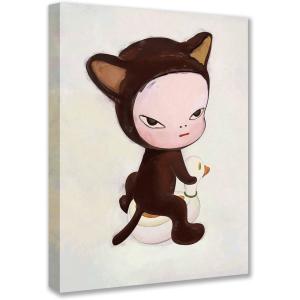 奈良美智 壁掛け キャンバス  絵画 現代アート キャンバス画