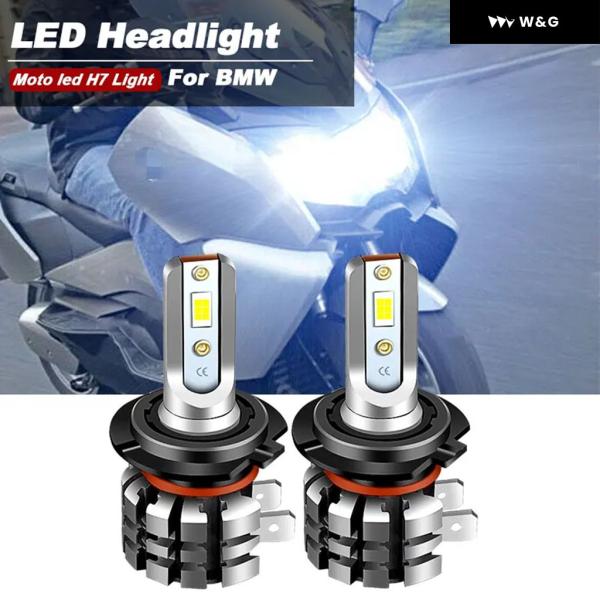 並行輸入品 2個 CANBUS オートバイ バイク H7 LED ヘッドライト バルブ 6000K ...