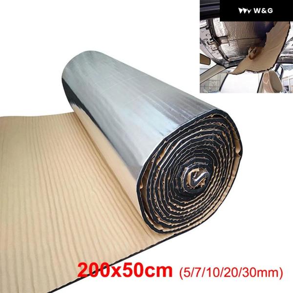 【並行輸入品】 5/7/10MM 50*200CM アルミホイル 遮音材 断熱マット 遮音 遮熱 断...