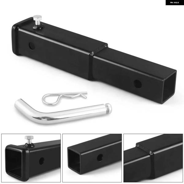 並行輸入品 トレーラーヒッチ 延長 2インチ牽引レシーバー チューブ エクステンダー 245MM 延...