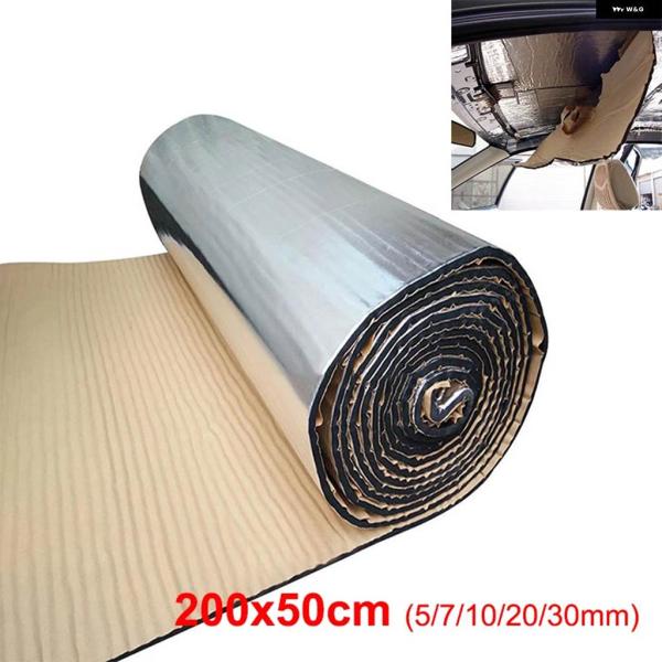 【並行輸入品】5/7/10MM 50*200CM アルミホイル 遮音材 断熱マット 遮音 遮熱 断熱...