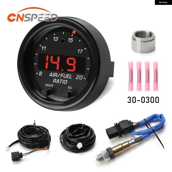 並行輸入品 車O2空燃比ワイドバンドゲージキット 30-0300 Xシリーズ AFRワイドバンド L...