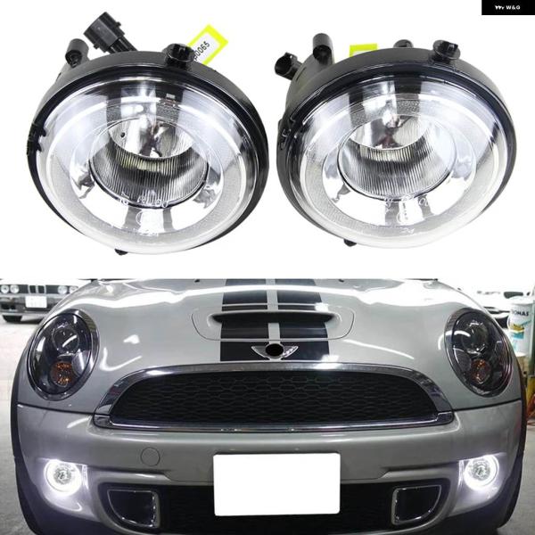 並行輸入品2個 LED フォグランプ DRL デイタイム ランニングライト 付き ミニ クーパー R...