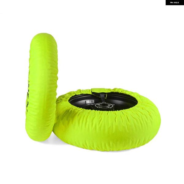 並行輸入品オートバイ レーシングホイールタイヤウォーマーセット 17インチ フロントリア 120/2...