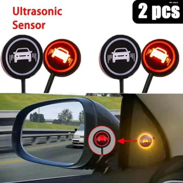 並行輸入品 2個 ブラインド スポットレーダー検出 システム ハザード灯マイクロセンサー車線運転支援...