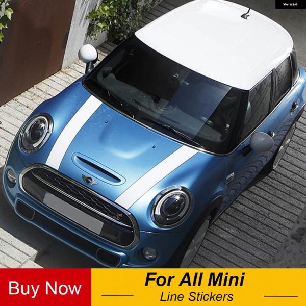 並行輸入品 ボンネット エンジン ラリーライン ステッカー と デカール MINI COOPER S...