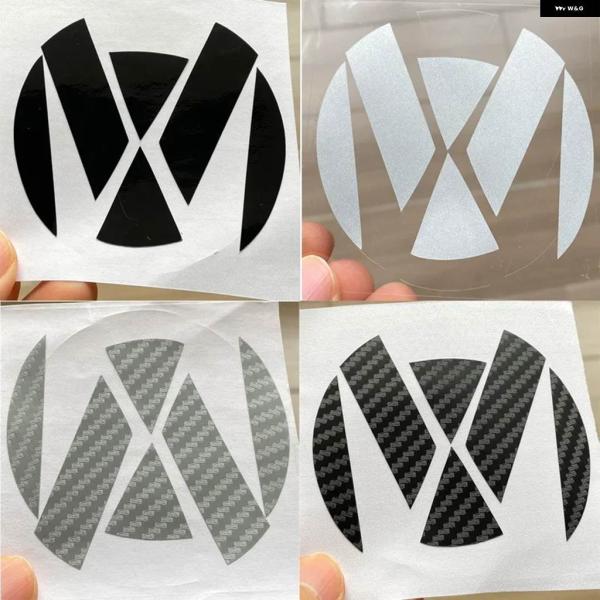 並行輸入品 カーボン ステッカー リアバッジ 溝 デカール VW ゴルフ 5 6 7 GTI R20...