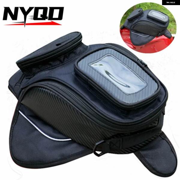 並行輸入品 クロスボーダー バイク 燃料 タンクバッグ 強力マグネット 大容量 クロスボディ 耐摩耗...