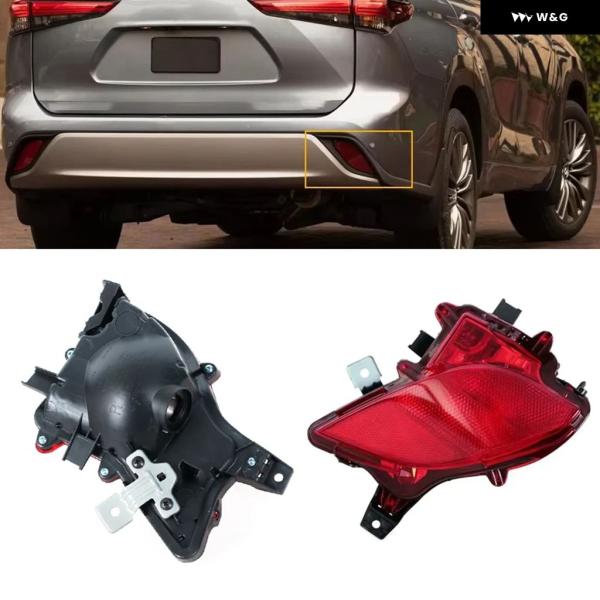 並行輸入品  リア バンパー ブレーキライト トヨタ ハイランダー 2020-2022 リフレクター...