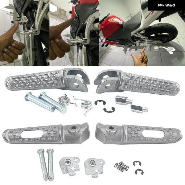並行輸入品  オートバイ ライダーパッセンジャー フロントリア フットレスト フットペグ パデル ホ...
